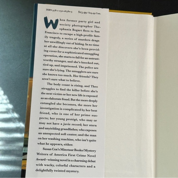 The Man on the Washing Machine: A Mystery by Susan Cox | Fiction | Hardcover B - Picture 3 of 9